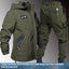 Fleece-Lined Waterproof Jacket Suit for Autumn & Winter