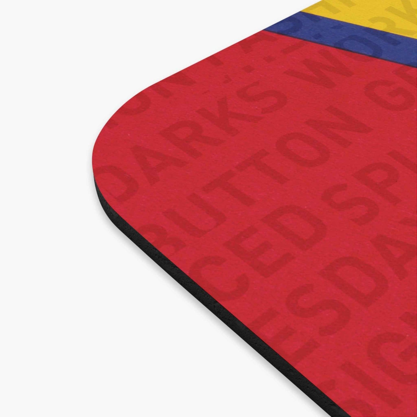 Tapis de souris I Know Words | Accessoire de bureau parodique politique