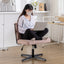 Premium Armless Pink Office Desk Chair