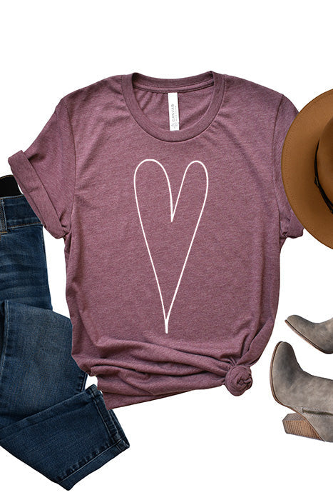 Heart Tee 1283 - Korvel