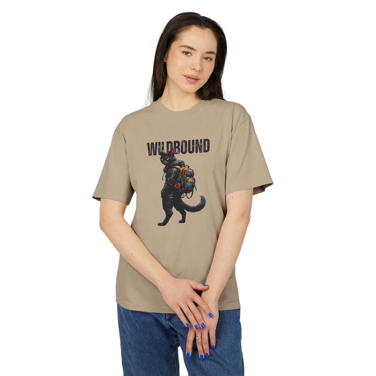 Wildbound Backpack Cat Heavyweight Tee