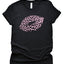 Pink Leopard Lips Unisex T-Shirt - Korvel