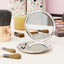 Tremendous Modesty Silver Compact Mirror