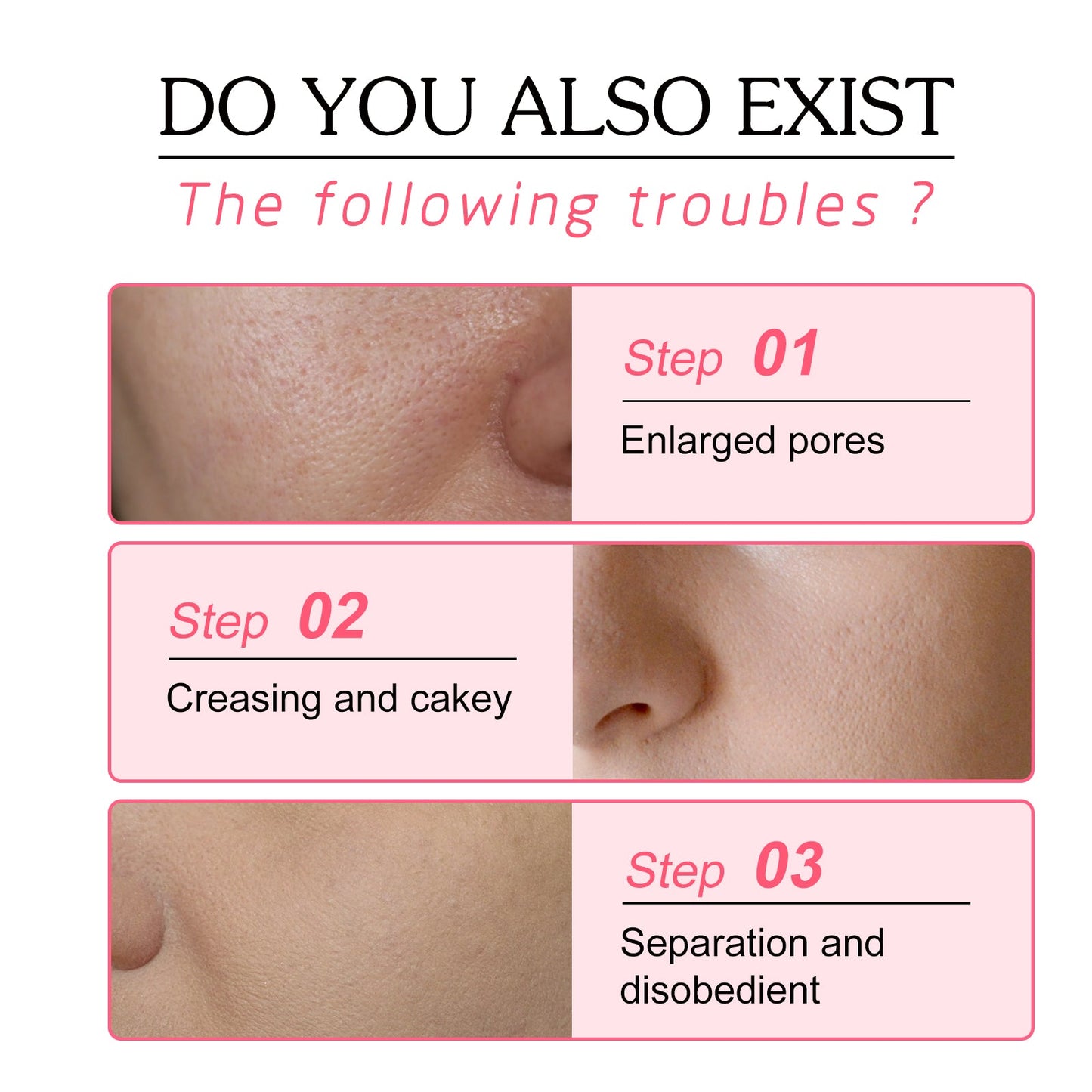 Pore Invisible Stick, Brightening Skin Tone Concealer Invisible Pore Smoothing Pre-Makeup Stick - Korvel