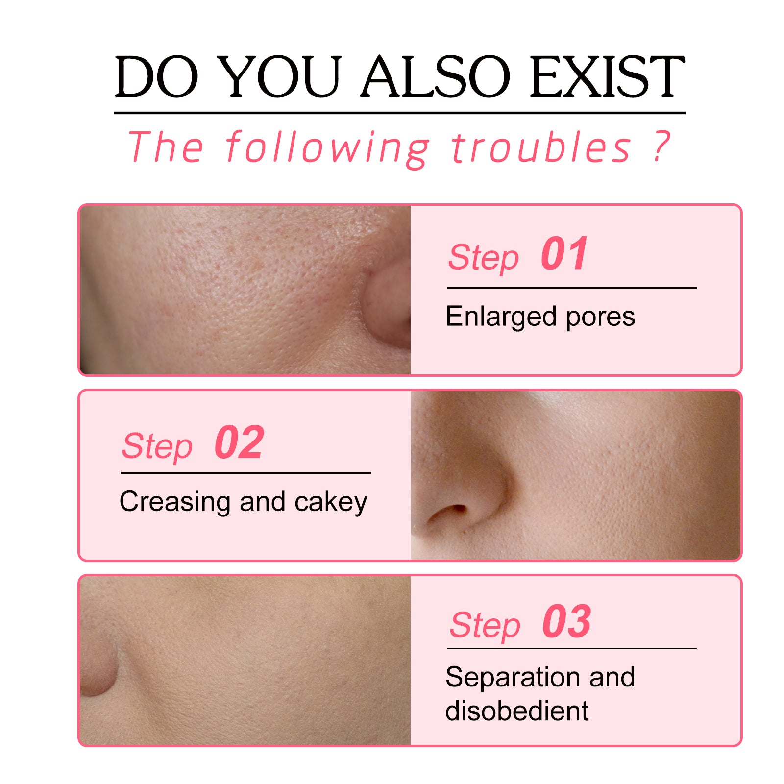 Pore Invisible Stick, Brightening Skin Tone Concealer Invisible Pore Smoothing Pre-Makeup Stick - Korvel