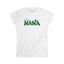Camiseta Softstyle para Mujeres Christmas Cat Mama