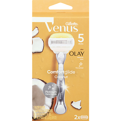 Ensemble de rasoirs pour femmes Gillette Venus ComfortGlide Plus Olay Coconut