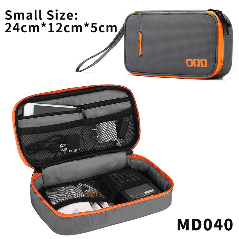 Travel - essential Cable Organizer Bag: A Compact Storage Solution for Charging Cords, Chargers, and Accessories. - Korvel