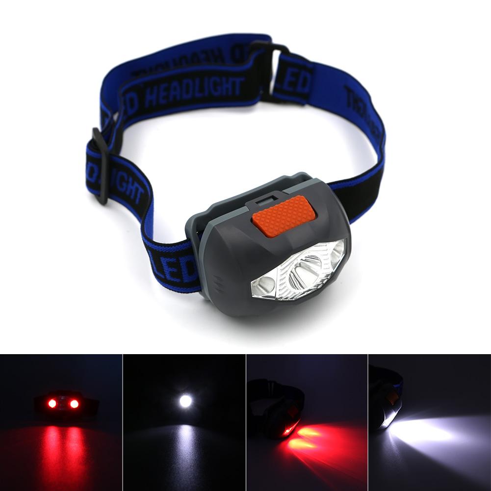 3 LED 800 Lumens 4 Modes Mini Headlamp Outdoor  Waterproof Flash Torch Lantern For Hunting,Use AAA Battery - Korvel