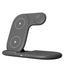 Folding 3-in-1 wireless charger suitable for iPhone earphones, watches, wireless fast charging phone holder - Korvel