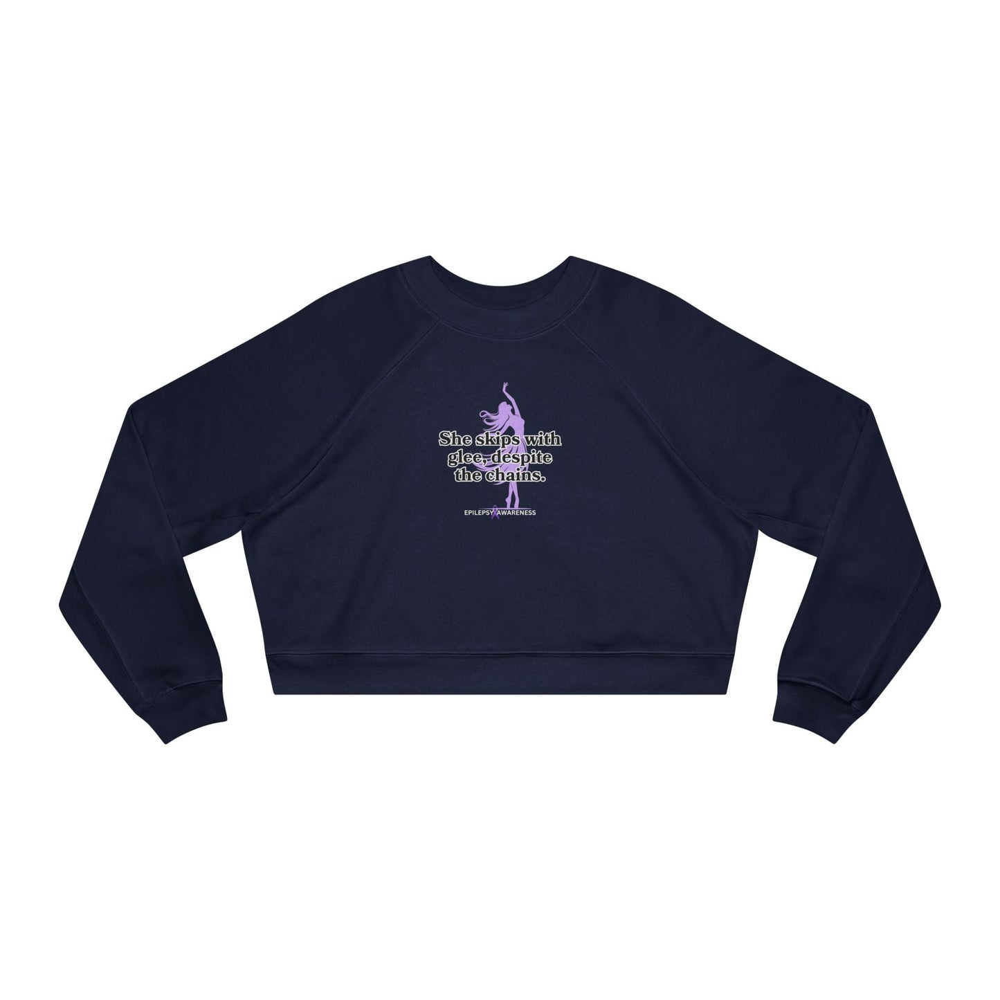 Joyful Moments Women's Cropped Fleece Sweatshirt - Korvel