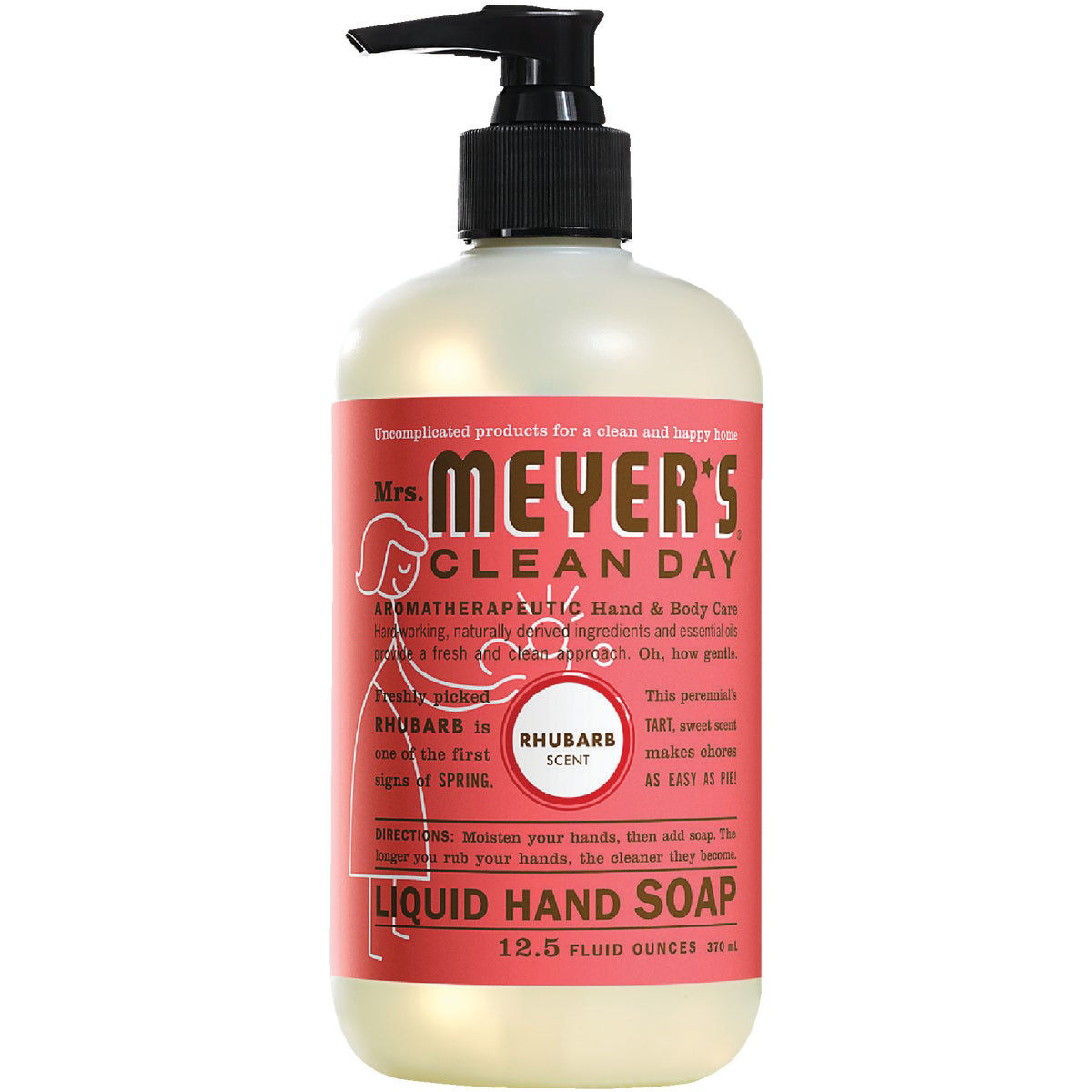 Mrs. Meyer's Clean Day Liquid Hand Soap - Rhubarb Scent, 12.5 Oz