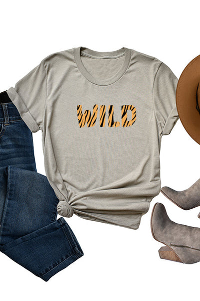 Wild Tiger Pattern T-Shirt