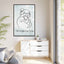 L'impression sur toile Chat Le Monde Peut Attendre