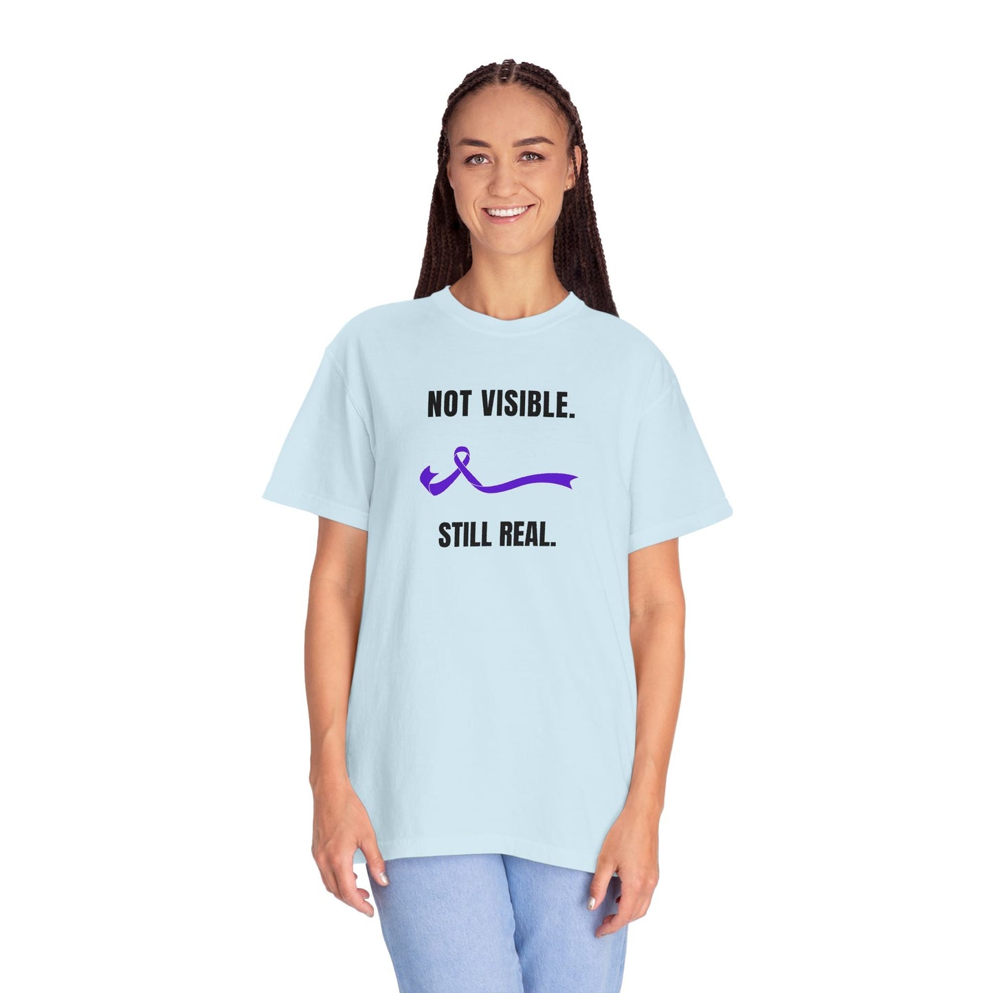Not Visible. Still Real. T-Shirt - Epilepsy Awareness