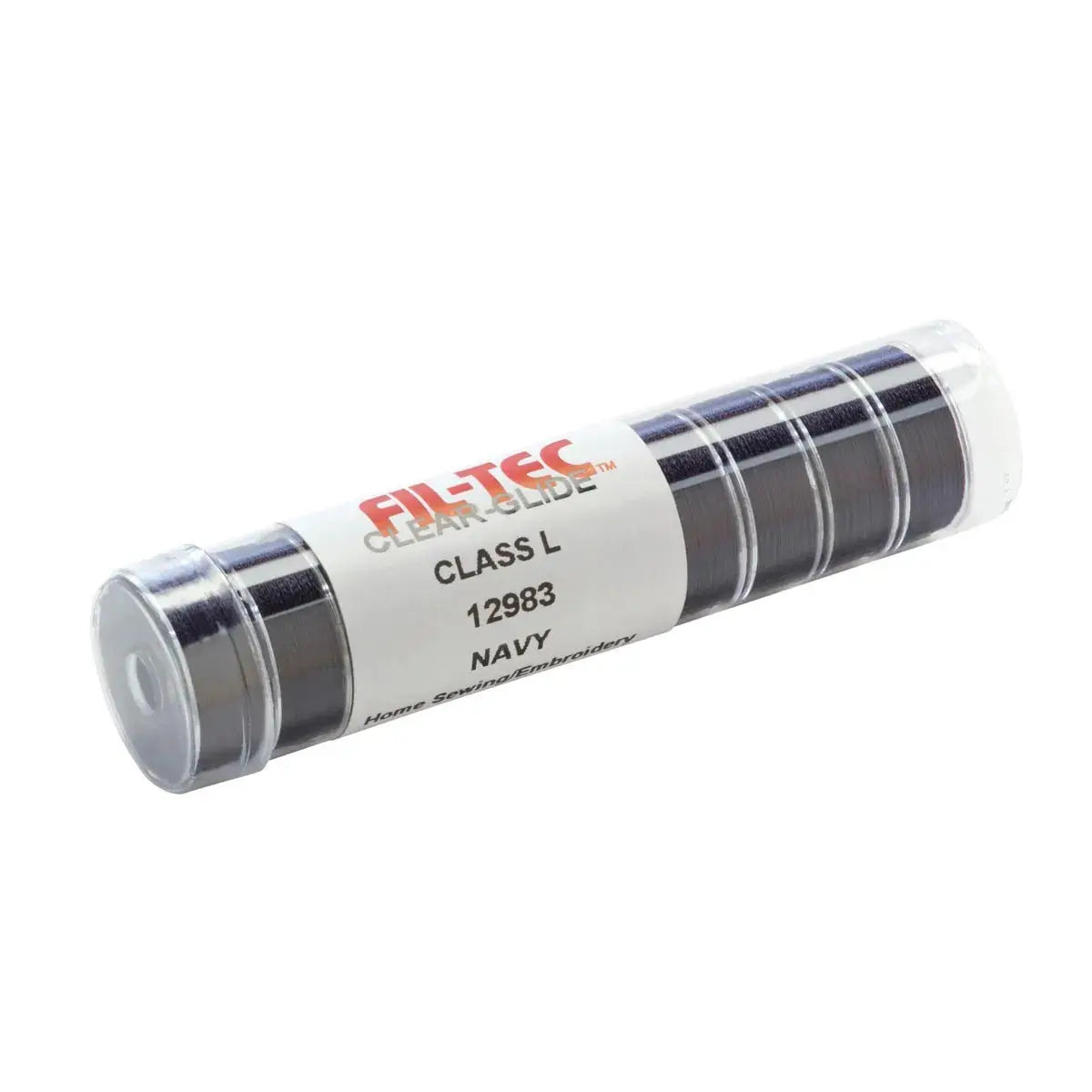 Tube de bobine Clear-Glide préenroulée en bleu marine - Style L