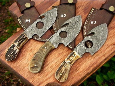 Timberstalker – Artisan Damascus Hunting Knife for Skinning - Korvel