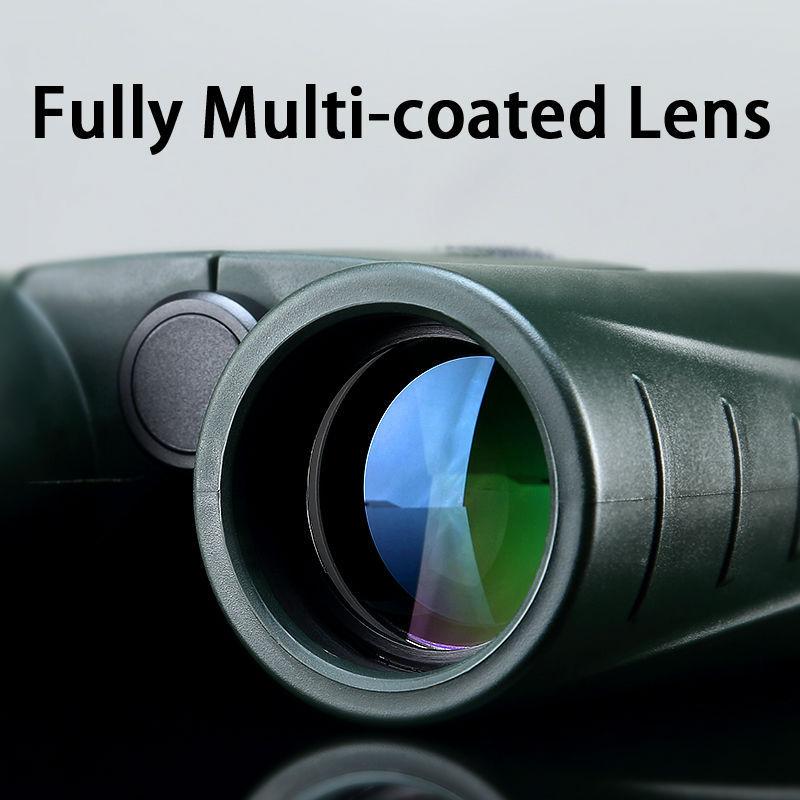 Military HD Compact Binoculars 8x32 Optics Telescope Zoom Powerful Vision Objective Lens Army Green for Hunting Sport USCAMEL - Korvel