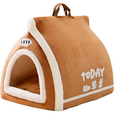 Cama para Mascotas Cozy Toast Bread para Gatos y Perros