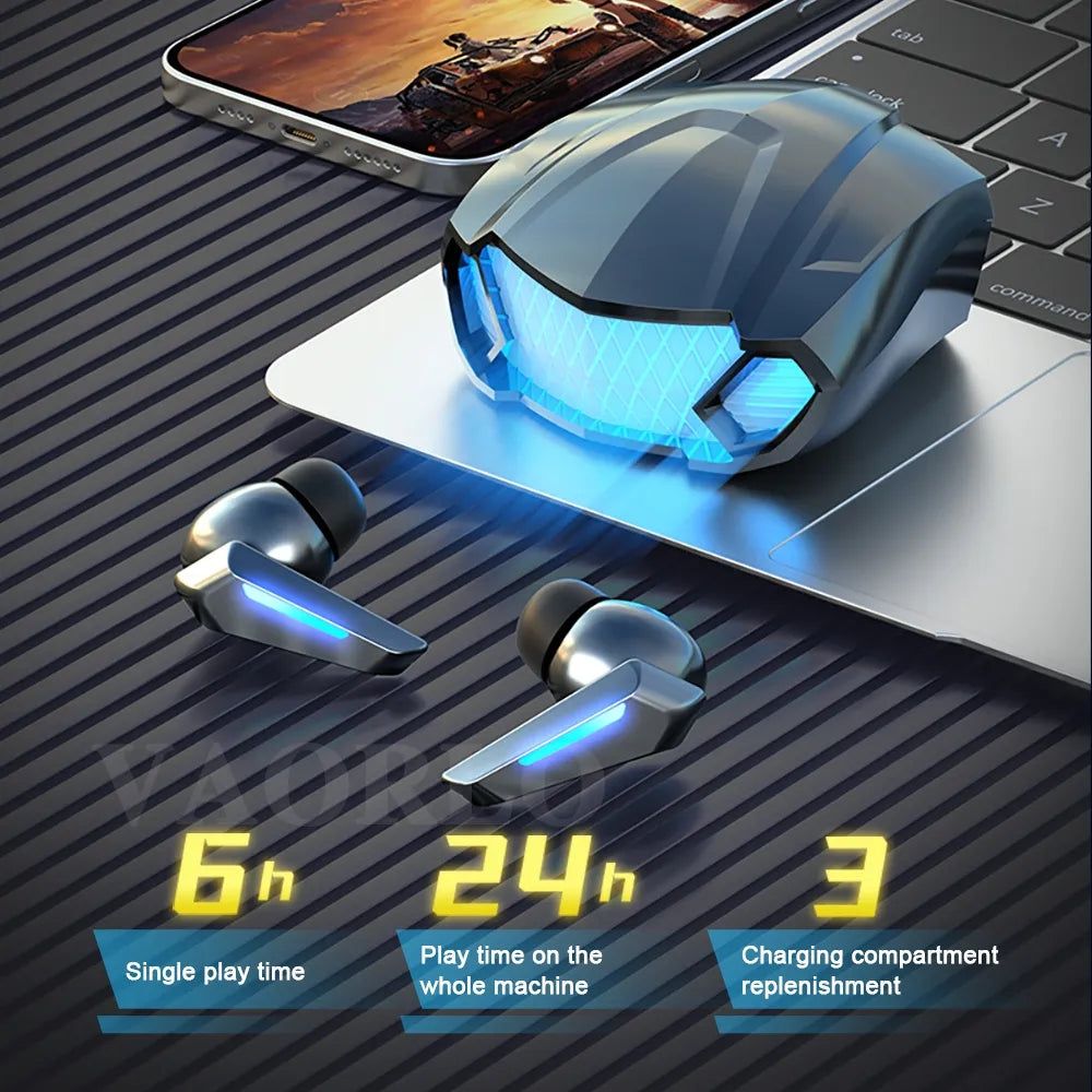 Wireless Bluetooth Earphones M5 Private Model Gaming and Esports Low Latency Noise Reduction In Ear Type - Korvel