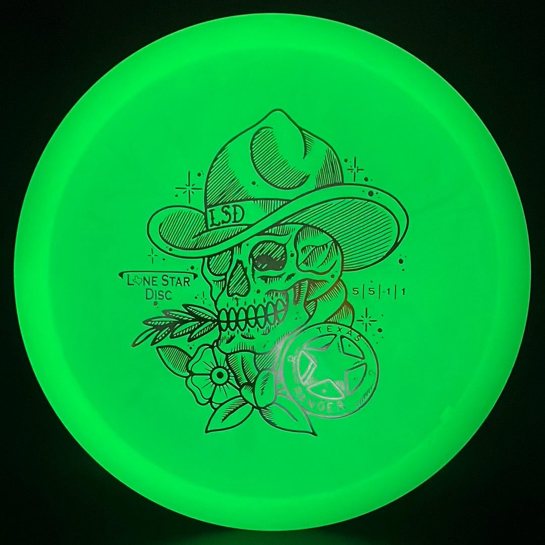 Alpha Glow Texas Ranger Disc Golf Disc