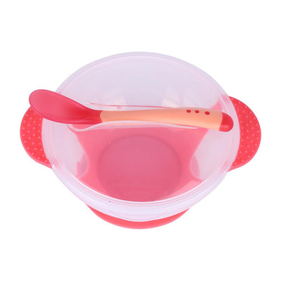 Premium Baby Tableware Set - Bowl, Cover & Spoon