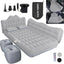 Umbrauto 29.53in/75cm Wide Car Air Mattress – Inflatable SUV, Truck & Van Back Seat Camping Bed with Pump & Pillows, Gray - Korvel
