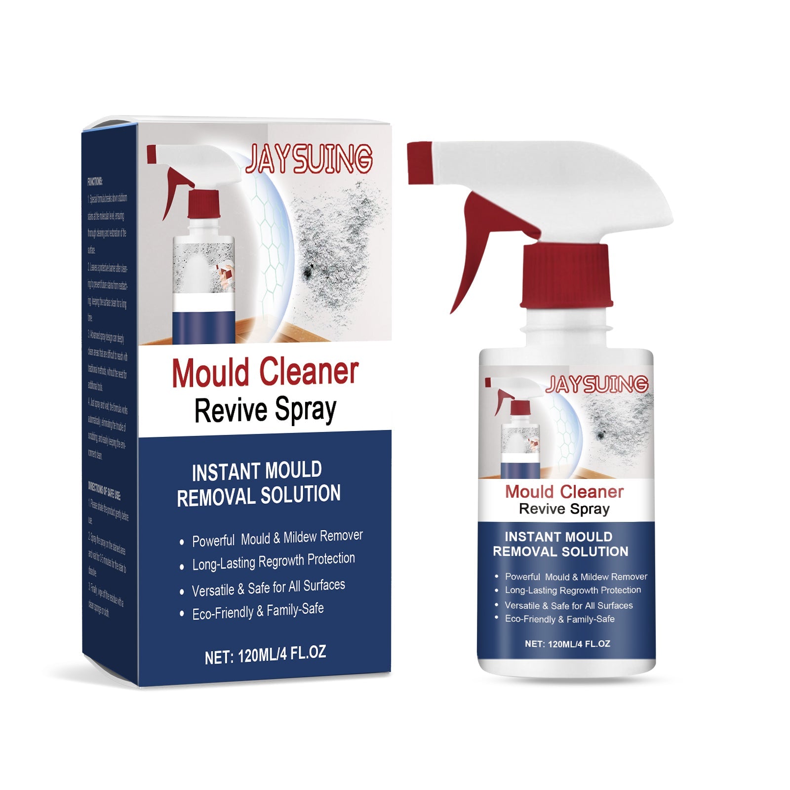 Anti-Mildew Foam Cleaning Spray Room Wall Odor Moisture Mildew Multi-Effect Anti-Mildew Cleaner - Korvel