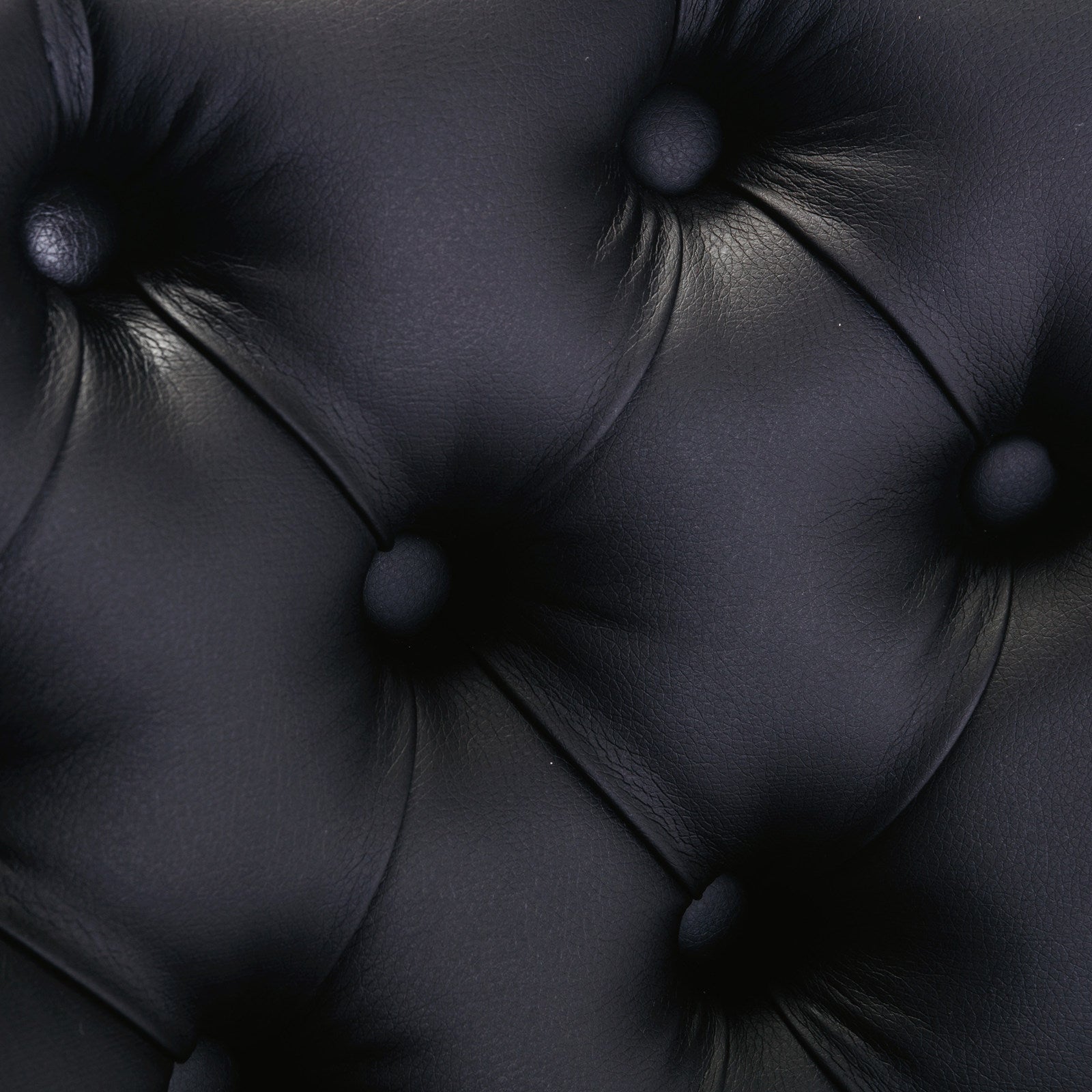 Tufted Solid Wood Contemporary PU and Velvet Upholstered Dining Chair with Wood Legs Nailhead Trim 2-Pcs Set Black+Gray - Korvel