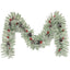 Pre-lit Xmas Tree Artificial Christmas 4-Piece Set,Garland, Wreath and Set of 2 Entrance Trees X-mas - Korvel