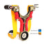 Metal Flat Skin Slingshot Ferrari Built-in Small Magnet Slingshot, Free Binding, Fast Pressing Laser Infrared Slingshot - Korvel