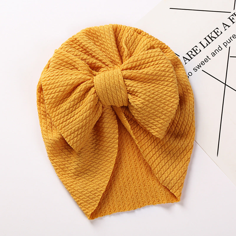 Chapeau pour bébé à double nœud Pit Strip - Bonnet chaud en pneu indien