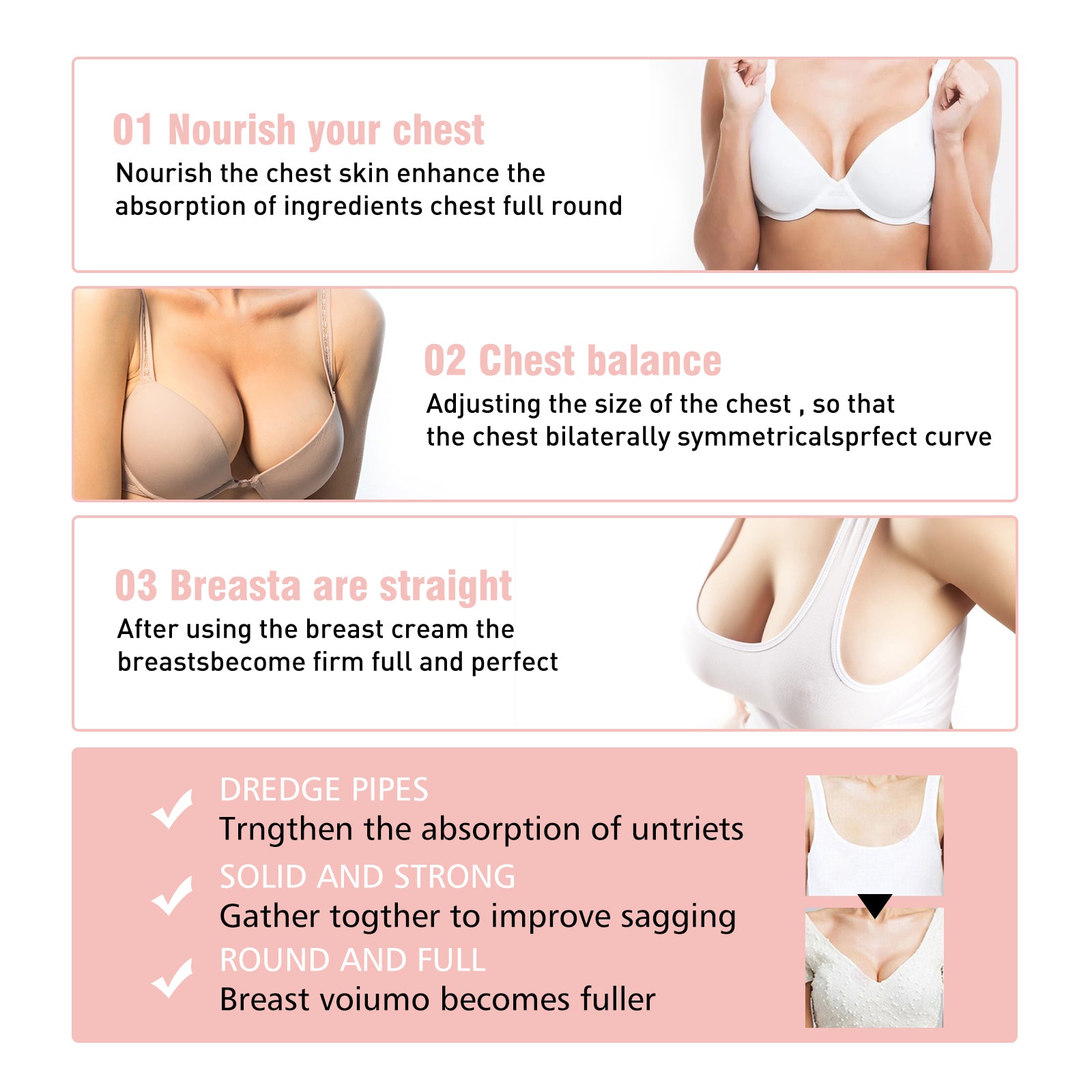 Beauty Ball Essential Oil, Firming Plump Massage Beauty Breast Care Essential Oil - Korvel