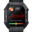 K55 outdoor three-proofing smart watch 1.85-inch large screen Bluetooth phone large battery dynamic heart rate - Korvel