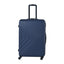 3 Piece Luggage Sets ABS Lightweight Suitcase with Two Hooks, Spinner Wheels, TSA Lock, (20/24/28) Navy - Korvel