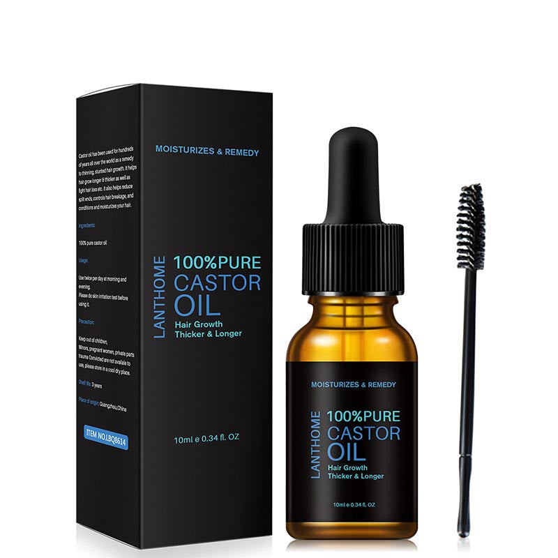 Après-shampoing pour mascara à l'huile de ricin premium - 10ml