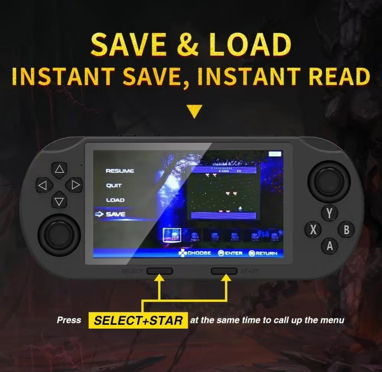GameTime Retro Console - Handheld Gaming Device