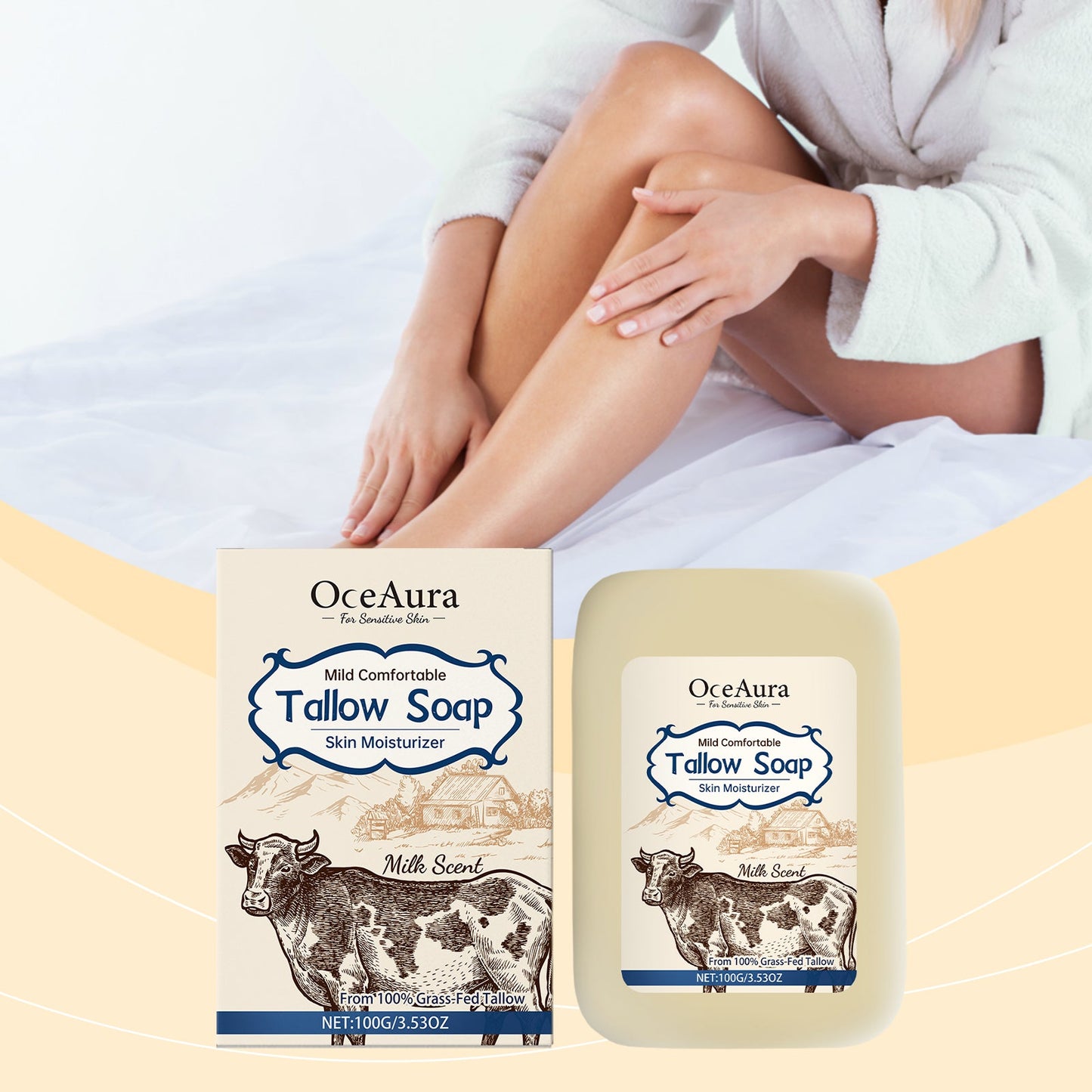 Tallow Soap Gently Cleanses And Moisturizes All Over The Skin - Korvel