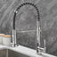 All copper rotatable cold and hot water dual mode sink, kitchen spring faucet - Korvel