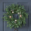 22" BERRY/EUCALYPTUS/PINECONE WREATH - Korvel