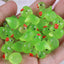 Resin luminous cartoon three-dimensional cute cartoon duck DIY car ornament keychain micro landscape hair clip decoration - Korvel