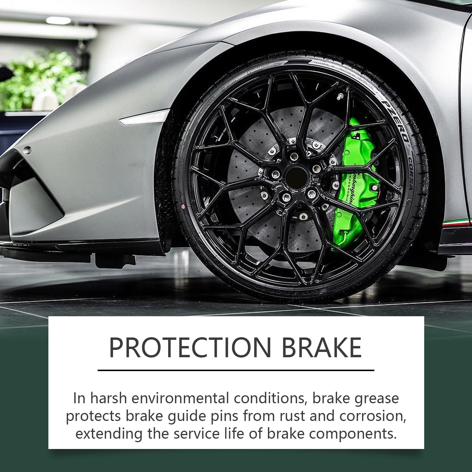 Automotive Brake Caliper Grease, Silicon-Based Lubricant Caliper Anti-Bite Maintenance Grease - Korvel