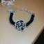 Copper Rhinestone Flower Bracelet - Korvel