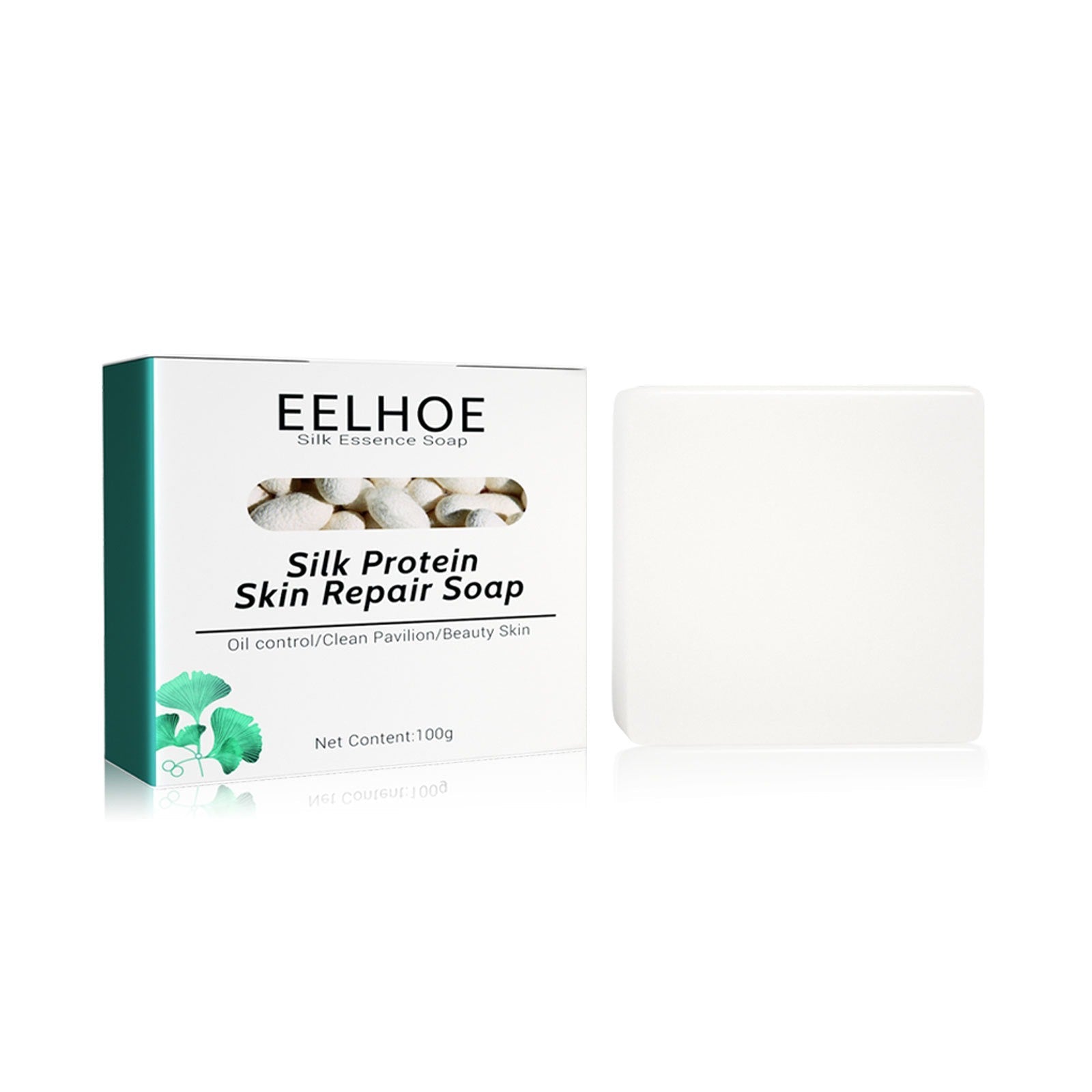 EELHOE Silk Goat Milk Hand Soap Deep Cleansing&Repairing Skin Moisturizing&Tender Silk Goat Milk Cleansing Soap - Korvel