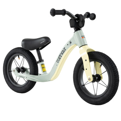 12-Inch Balance Bike with Adjustable Seat - Green
