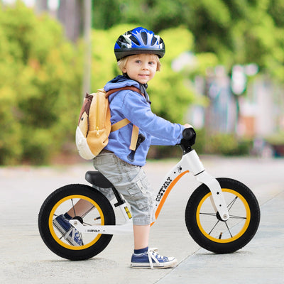 12-Inch Balance Bike with Adjustable Features for Kids