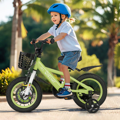 12-Inch Kids Bike with Adjustable Training Wheels