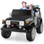 Coche Eléctrico Licenciado para Niños Toyota FJ40 de 12V con 2 Asientos - Negro