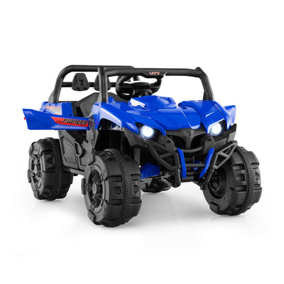 12V Battery Powered Electric Vehicle with Remote Control - Blue