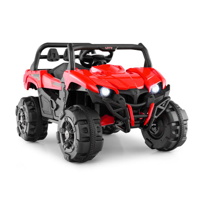 12V Battery Powered Electric Vehicle with Remote Control - Red